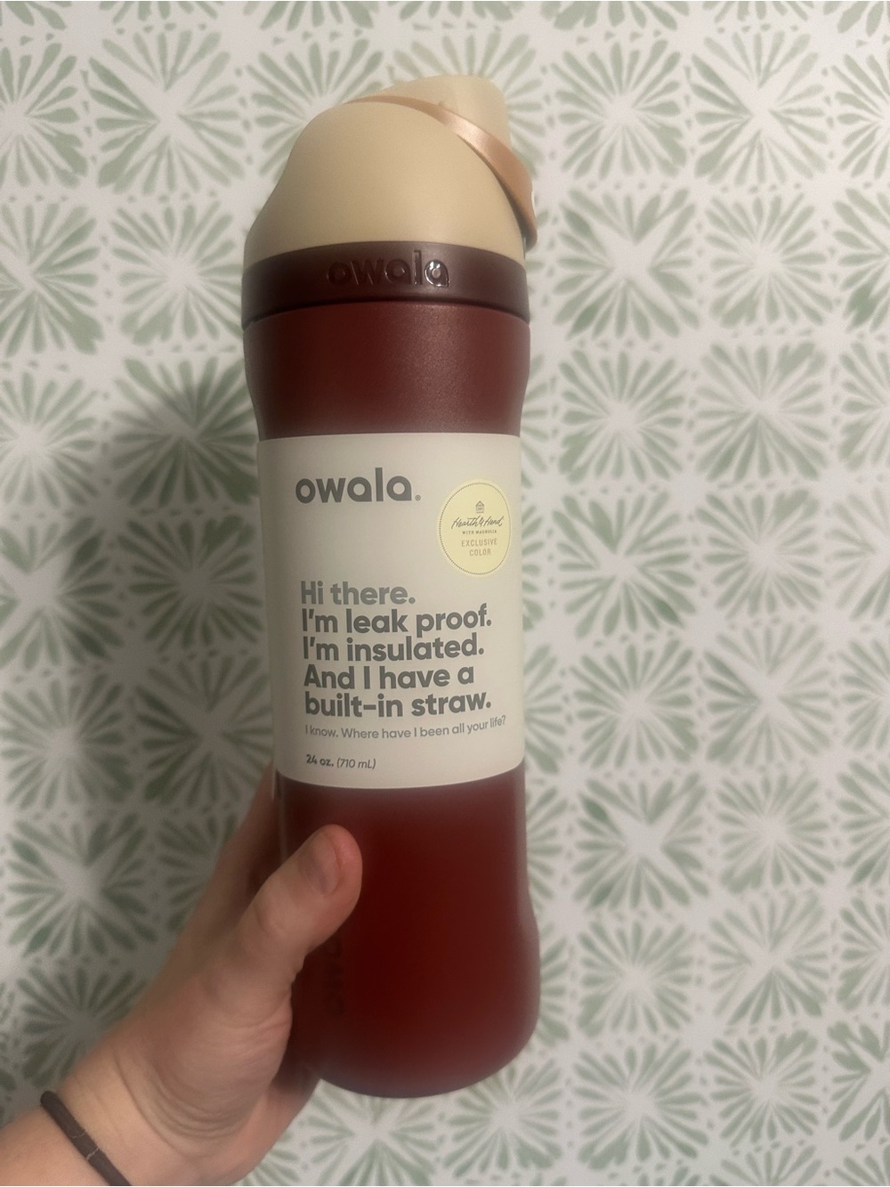 Owala x Hearth & Hand 24oz FreeSip Autumn Apple - Picture 3 of 3